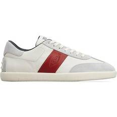 Tod's Allacciata T Cassetta Leather Sneakers - Grey Bianco Latte