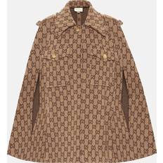 Gucci Mäntel Gucci GG Wool Cape - Brown