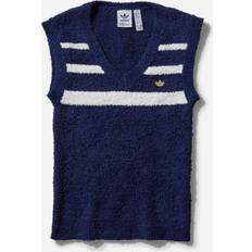 Donna - Elastane/Lycra/Spandex Gilet Women s Knit Vest - Dark Blue