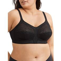 Goddess Plus Size Wireless Soft Cup Bra - Black