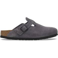 Birkenstock Gris Zuecos Birkenstock Boston LEVE Velvet - Grey