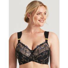 Miss Mary Embroidered Dreams Bra - Black