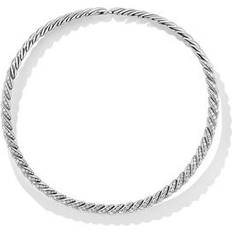 David Yurman White Gold Necklaces David Yurman Women's Pavéflex Necklace In 18K White Gold White Gold