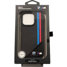 BMW Meshed Tricolor Stripes Case for iPhone 16 Pro 6.3"