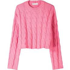 Clothing Bershka Cable Jumper - Pink