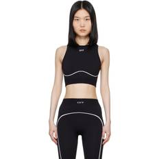 Off-White Bras Off-White Black Off Stamp Seamless Sport Bra