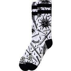 Medieval Mid High Sport Socks - White