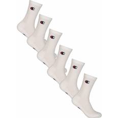 Champion Women Clothing Champion Six Pack Breathable Crew Socks - White