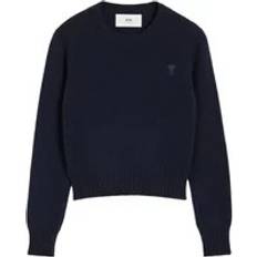 Wool Sweaters Ami Paris Cashmere Sweater - Navy Blue