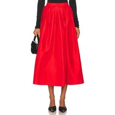 Rouge Jupes Free People Emila Full Skirt - Red