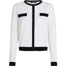 Bianco Cardigan Karl Lagerfeld Classic LSLV Cardigan - Hvid