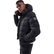 Pull&Bear Lightweight STWD Puffer Jacket - Black