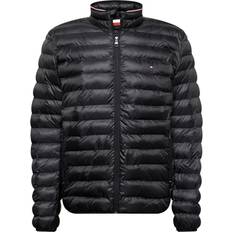 Tommy Hilfiger Black Jackets Tommy Hilfiger Herren Jacke Übergangsjacke - Schwarz