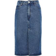 Skirts Ami Paris Denim Midi Skirt - Blue