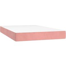 Boxspring Matrassen vidaXL Pocketveringmatras 120x220x20 cm Fluweel Roze