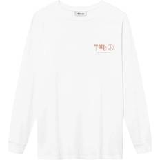 Nikben Clothing Nikben Long Sleeve Tops, female, White, White Long Sleeve Souvenir Tee