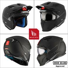 MT Helmets Streetfighter SV S, Solid A1 matt black, (XS (53-54cm)