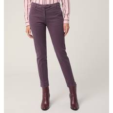 Chinos - Purple Trousers Harmont & Blaine Chino Pants with Logo Plum