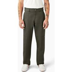 Green Work Pants Dickies Men's X Spitfire Double Knee Pants Olive Green (A865R)