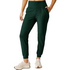 Pantaloni Beyond Yoga Spacedye Midi Jogger - Dark Spruce Green Heather