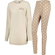 Pijamas Fanatics Pijama Snuggle De Lunares Millwall - Beige