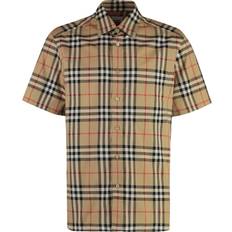 Burberry Skjortor Burberry Check Cotton Shirt - Archive Beige