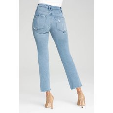 Good American Clothing Good American High Rise Straight Jeans - Blue