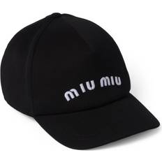 Miu Miu Logo Baseball Cap - Black