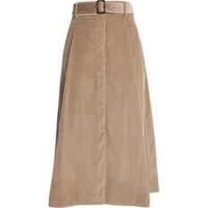 Corduroy Skirts Max Mara Corduroy Midi Skirt beige