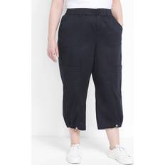 Lane Bryant Soft Sateen Jogger - Black