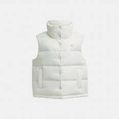 Coach Outlet Womens Puffer Vest - Beige