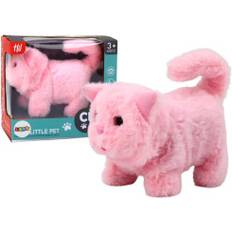 Pink Plush Kitten Interactive Walks Meows