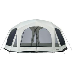 Simplie Fun 20 Person Camping Tent, Outdoor Cabin Tent Tent with 2 Doors, Screen Room, Family Dome Tent for Hiking, Backpacking, Traveling, Easy Set U Cream white (1 Count)