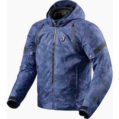 Revit Flare H2O wasserdichte Motorrad Textiljacke, blau, Größe für Männer