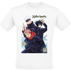 Trio Front Print T-Shirt - White