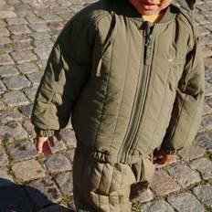 Green Other Sets Konges Sløjd Evi Quilted Jacket and Trousers Thermo Set - Olive