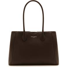 Isabel Bernard Honoré Cloe brown calfskin leather handbag IB25091