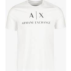 Armani Exchange Uomo Magliette Armani Exchange Logo T-Shirt - White