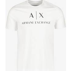 Armani Exchange Herre Overdele Armani Exchange T-shirt 8NZTCJ-Z8H4Z-1100 - Hvid