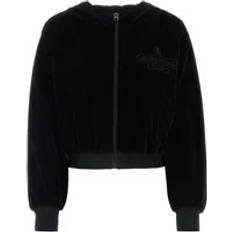 Dolce & Gabbana Mujer Suéteres Dolce & Gabbana Chenille Cotton Hoodie Black