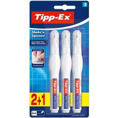 Tipp-Ex Shake n Squeeze Blister Pack of 3 - White