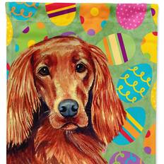 Garden & Outdoor Environment Caroline's Treasures Irish Setter Easter Eggtravaganza Flag Small Multicolor