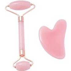 Living and Home Face Roller Gua Sha Tool - Pink - One Size