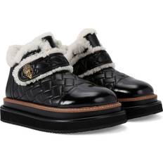 Multicolore Stivali Orson Leather Faux Fur Lined Boots - Black