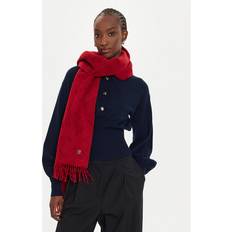 Tommy Hilfiger Women Scarfs Tommy Hilfiger TH Monogram Wool Scarf - Red