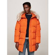 Damen - Orange Mäntel Tommy Hilfiger Daunenjacke Regular Fit - Orange