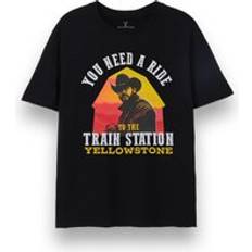 Yellowstone Short Sleeved T-Shirt - Black
