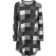 Elastan/Lycra/Spandex Natkjoler Lady Avenue Bamboo Long Sleeve Nightdress