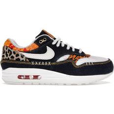 Denim Chaussures Air Max 1 Premium Denim Leopard