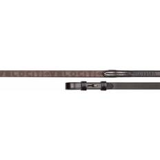 Reins Velociti (Havana, 54" 5/8) Shires Lusso Rubber Grip Reins